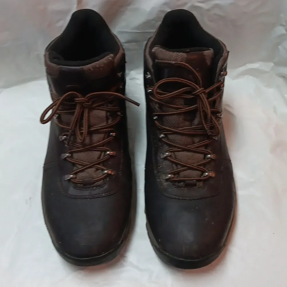 50 Peaks Men's Brown Hiking Waterproof Boots Size 10.5